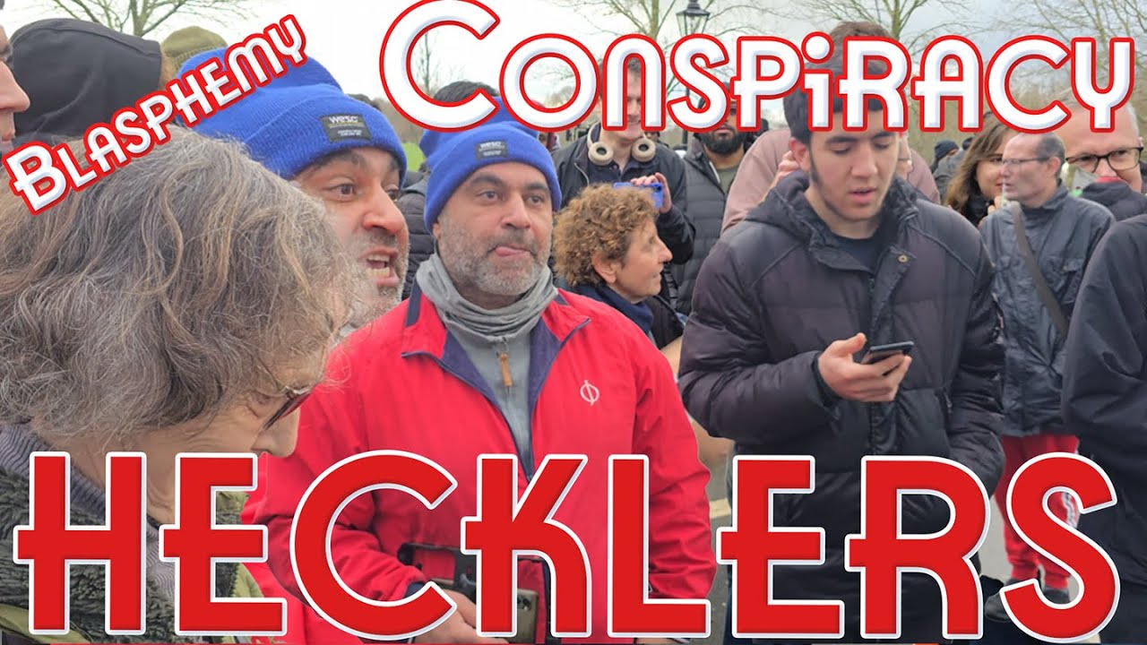 “ Anti-Christian heckler insults Jesus Christ and Europeans ” | Atheist Steve + Christian Grandma