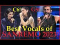 SANREMO 2023 Best Vocals!!! (Marco Mengoni, Giorgia,...)