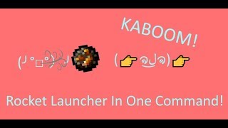 Rocket Launcher In One Command! [1.12]