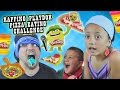 VIDEO: BLINDFOLD PIZZA PLAYDOH CHALLENGE w/ RAPPING & EATING!?!? It Tastes So Like Totally Gross!