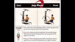 Bowflex Ultimate Exercises Exercise Color Demonstration From Workout Poster Legs Arms Lying Sitting 