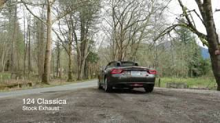 Fiat 124 Spider Exhaust Comparison