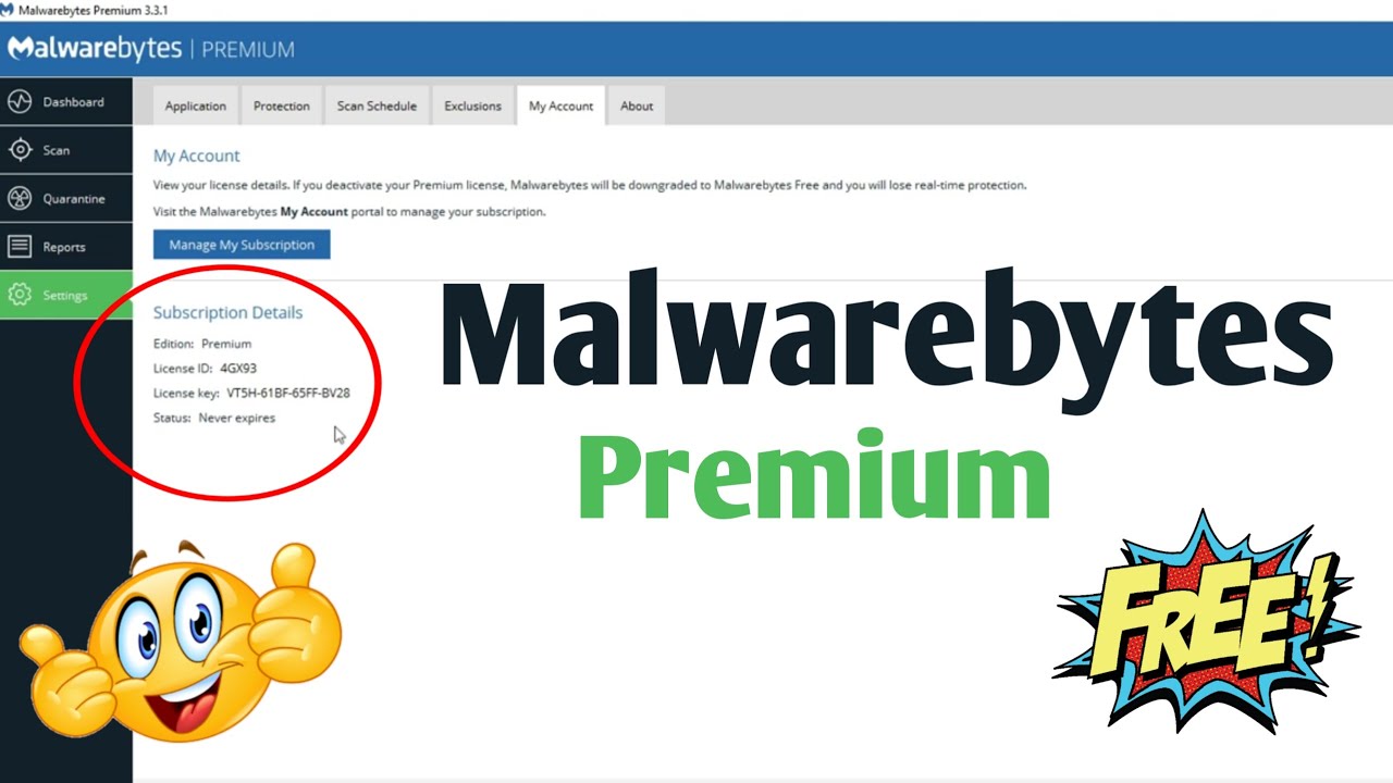 how do i get malwarebytes free without free trial for premium