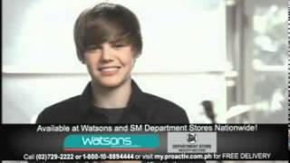 Justin Bieber endorses Proactiv Solutions