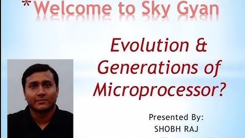 Evolution & Generations of Microprocessors l 8085 l Diploma l Polytechnic l Skygyan