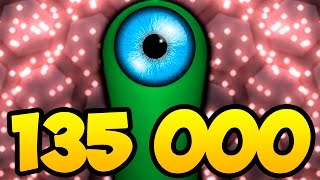 Slither.io | ИГРАЮ КАК БОГ | +135К MASS | I Play As A God (Slitherio Record - Agar.io & Diep.io)