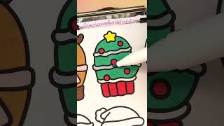 Christmas Mittens ASMR Coloring Part 1 #colorwithme #asmr #asmrvideo #coloring #ohuhumarkers