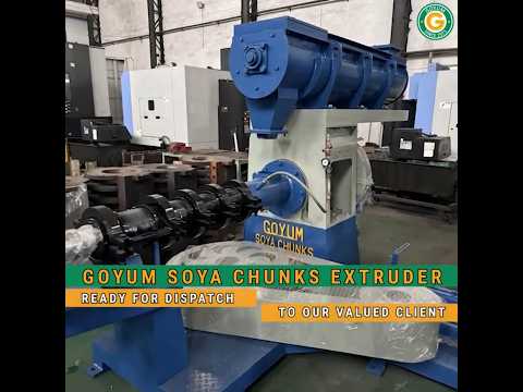 Soya Chunks Extruder Ready for Dispatch to East Africa | GOYUM