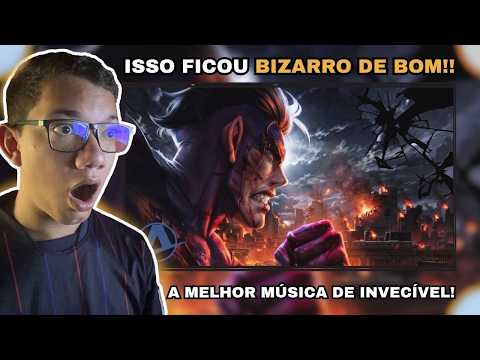 ♪ Invencível PT. 2 (Invincible) | Coração Humano | AniRap - React