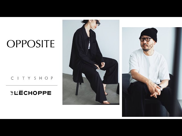 L'ECHOPPE × CITYSHOP】opposite shirts M L'ECHOPPE × CITYSHOP】opposite shirts M