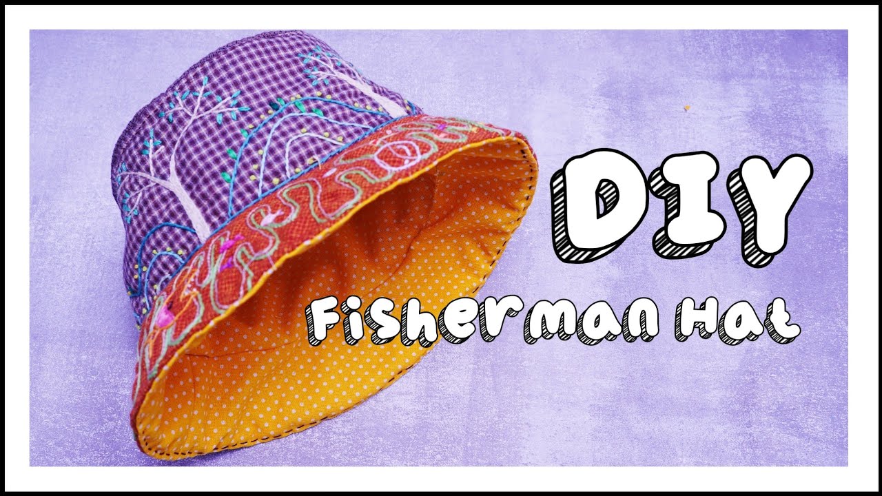 💎Fisherman Hat: Uniquely Practical, Embroidered with Heartwarming Tales ...
