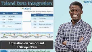 Utilisation des composants tFileInputRaw et tJavaRow –Talend Data Integration #58