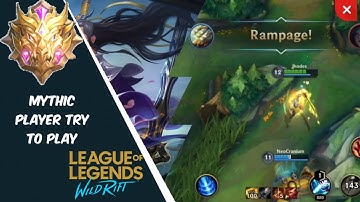 Mobile Legends Mythic Player try to Play League of Legends: Wild Rift as Jungler Role