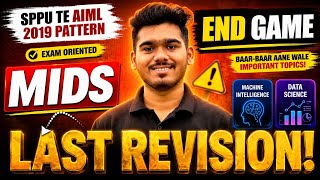 MIDS Last Revision | SPPU TE AIML 2019 Pattern | Machine Intelligence &amp; Data Science Insem/Endsem