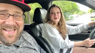 AMYS FIRST TIME DRIVING! (Send Help)