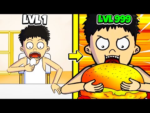 Видео: ЭВОЛЮЦИЯ ЕДЫ ЧТОБЫ СОЖРАТЬ ВСЁ НА СВЕТЕ В ИГРЕ FOOD FIGHTER CLICKER