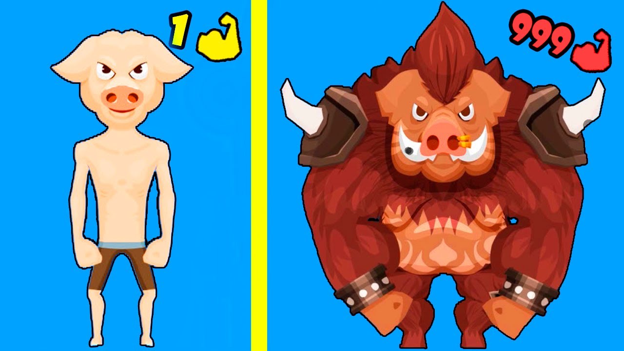 Pig Man Evolution (9999+)! This Is The Strongest Bodybuilder Pig In The World | Tough Man