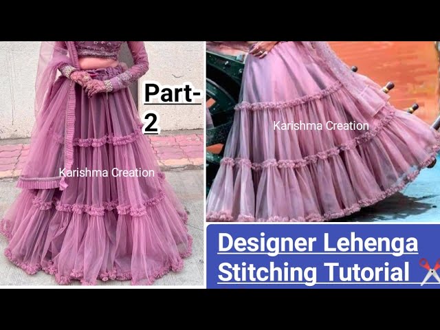 DIY: How to Make Lehenga लेहंगा in 10 minutes - YouTube