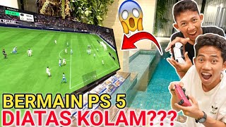 ASTAGA!! ARIK MAIN PS 5 DIKOLAM RENANG SAMPE NYEBUR TENGAH MALEM??😱 | Mikael TubeHD