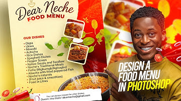 Watch Me Design This FOOD MENU in Photoshop