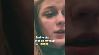 I hate redoing map test
