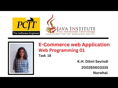 Web Programming 01 | Task 18 | eshop | 1st Year | Java Institute