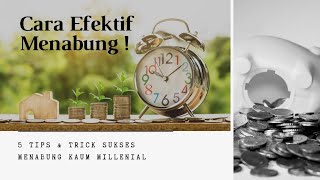 Cara Efektif Menabung Buat Yang Susah Nabung!! Kaum Millenial Wajib TONTON