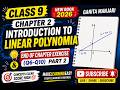 Class 9 Maths Chapter 2 End of Chapter Exercise Ques Q 6 to 10 | Introduction to Linear polynomial