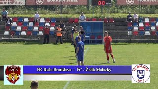 FK Rača Bratislava : FC - Žolík Malacky 0 : 0 zostrih a rozhovory 2324 HD