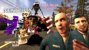 NEXTBOTS Obunga，Tung Tung Tung Sahur，Skibidi Toilet baby Chase me part-(Garry