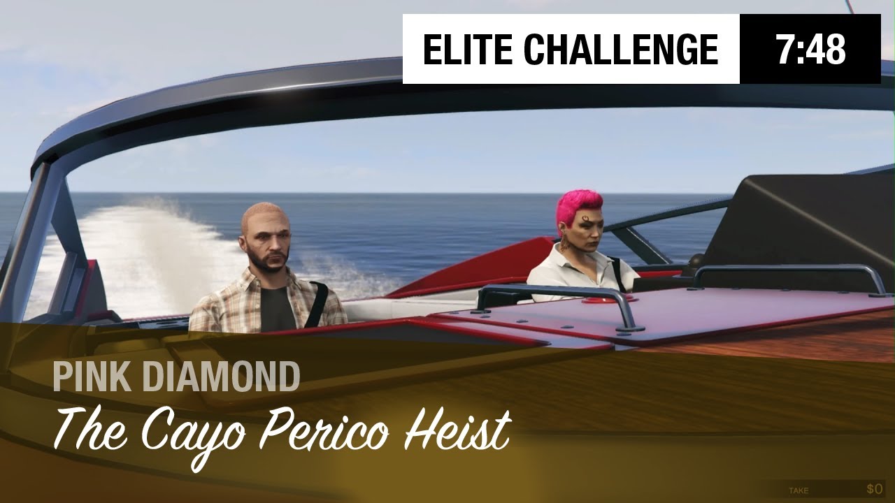 GTA Online - Cayo Perico Heist: Stealth | Pink Diamond | 2 Players (Elite Challenge, 