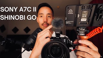 Sony A7C II camerasysteem: hoe monteer je de SHINOBI GO + ECM-B1M microfoon?