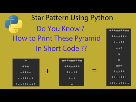 Python Pattern Programs