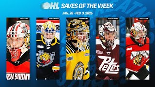 OHL Saves of the Week: Feb. 3, 2026