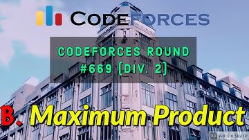 B. Maximum Product | Codeforces Round #670  (Div. 2)  Solution in Hindi | sKSama | SUBSCRIBE