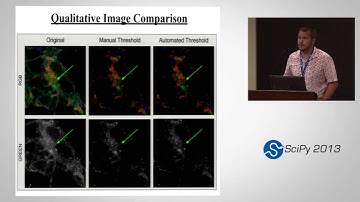 Automating Quantitative Confocal Microscopy Analysis; SciPy 2013 Presentation