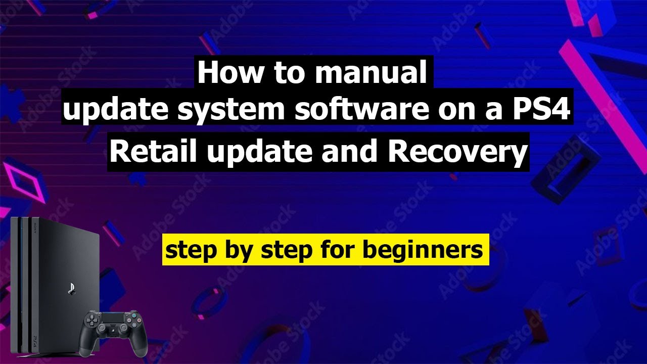 How to Manual update system software on a PS4 - 2025 (Tagalog) - YouTube