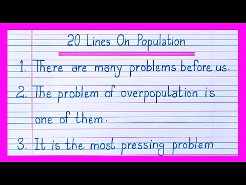 20 lines on