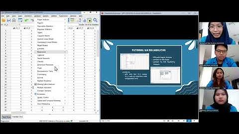 PBL STATISTIKA | Presentasi dan Tutorial SPSS Versi 27