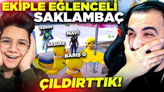 EKİPLE AŞIRI EĞLENCELİ SAKLAMBAÇ MODU!! (ARAMAKTAN DELİ OLDULAR) | PUBG MOBILE