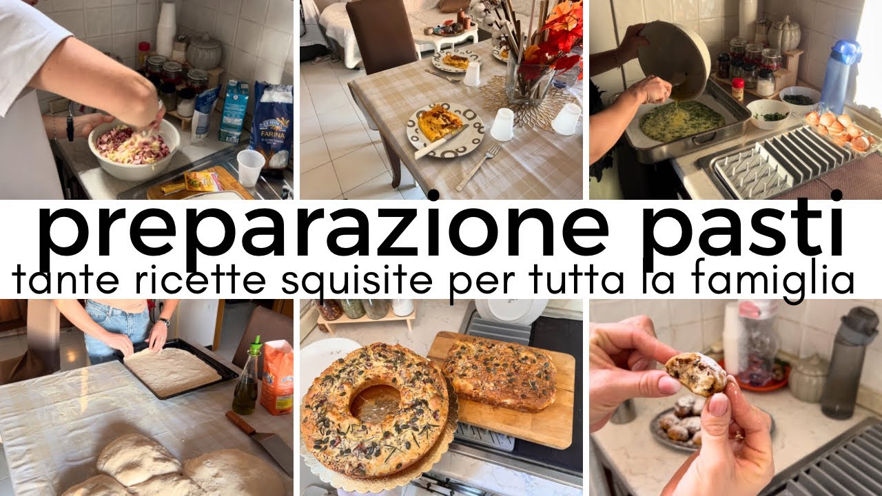 Preparazione pasti per tutta la famiglia/ una pizza così mai fatta!/ ricette per tutti/ debbyg cibo✨