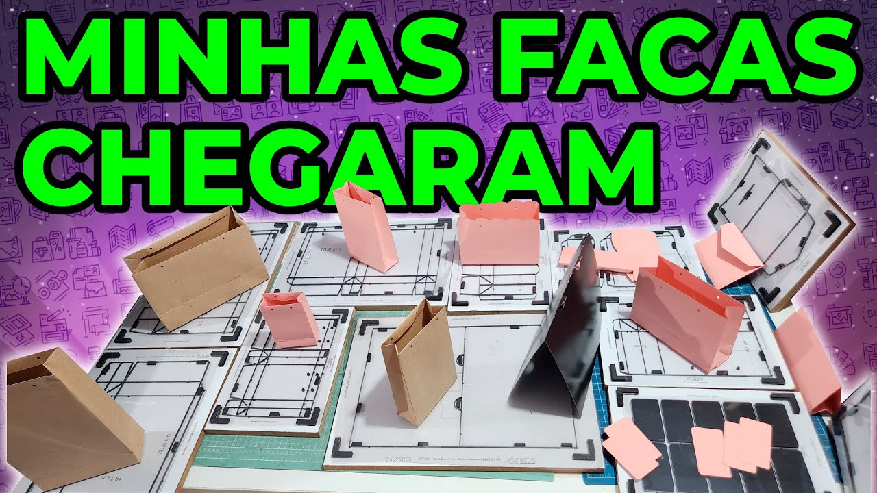 Novas Facas de Corte e Vinco - Ampliando meu catálogo de serviços - Gráfica Rápida