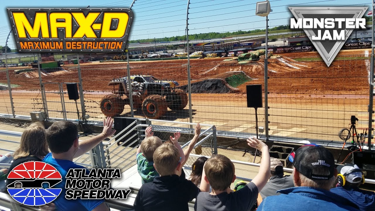 Max-D Freestyle Run; Monster Jam Atlanta Motor Speedway 2021 Show 3
