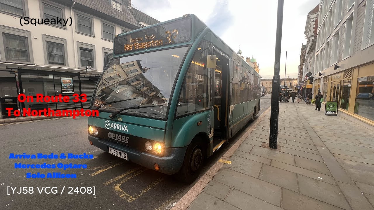 [Squeaky] Arriva Beds & Bucks Mercedes Optare Solo Allison (YJ58 VCG / 2408)