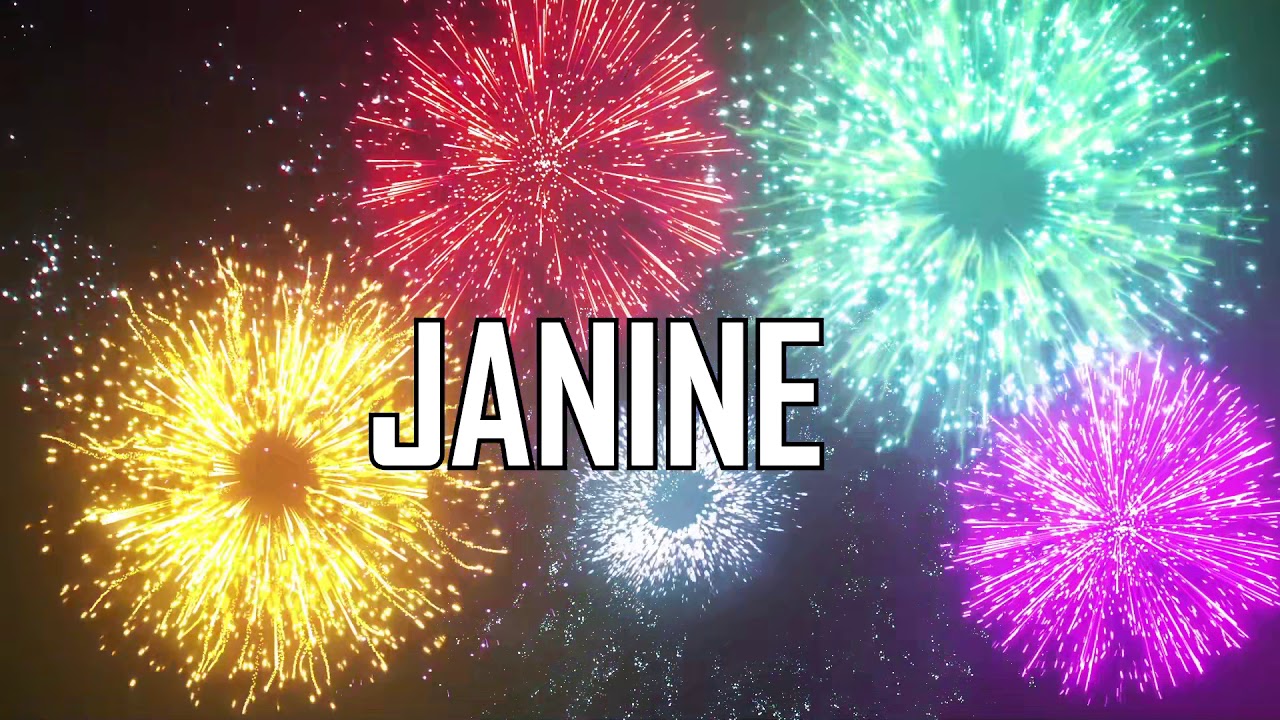 Joyeux Anniversaire Janine Youtube