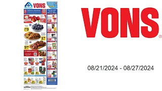 Vons Weekly Ad (US) - 08/21/2024 - 09/27/2024