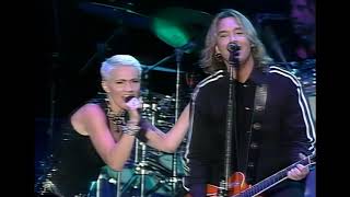 Video thumbnail of "Roxette - Harleys and Indians. Lies (Live) (4K-Upscale) 1995"