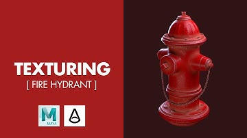 Autodesk Maya - Arnold | Texturing Fire Hydrant - Procedural Weathered Look