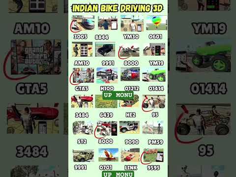 indian bikes driving 3d all cheat codes new update #indiangaming #indianbikesdriving3d