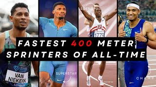 Top 10 Fastest 400 Meter Sprinters In The World | World's Fastest